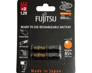 Fujitsu Black (like eneloop) 1000mAh AAA 4.8v Flat RX Receiver Battery 2920